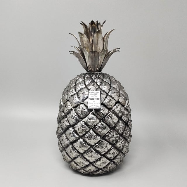 Pineapple Ice Bucket by Mauro Manetti for Fonderia Darte Firenze, Italy, 1960s For Sale - Image 9 of 9