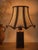 An extraordinary and highly collectible danish table lamp by désirée stentøj, combining a thule-series stoneware base with...