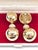Vintage Double-Ball Ear Clips in Gold & Crystals from Christian Dior, 1980s, Set of 2 For Sale - Image 6 of 13