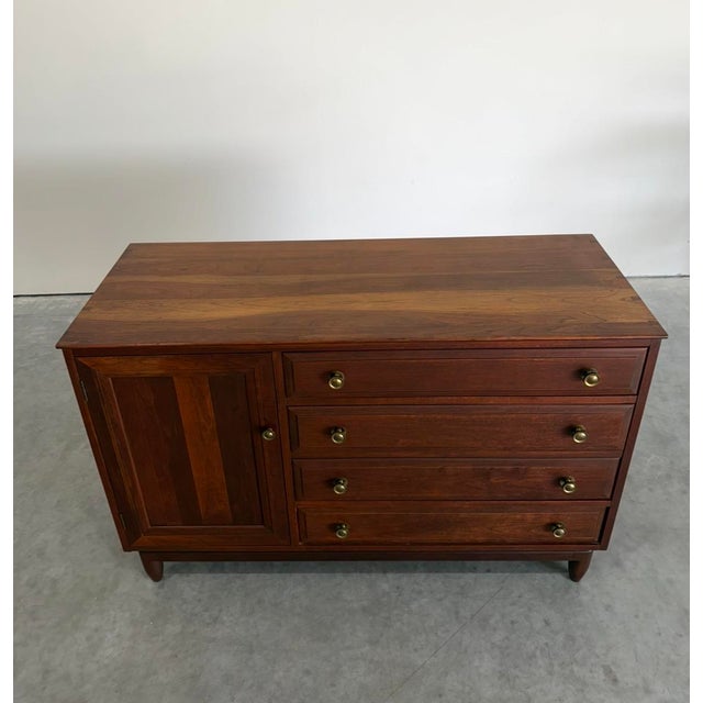 Mid 20th Century Mid Century Willett Transitional Hutch For Sale - Image 5 of 7