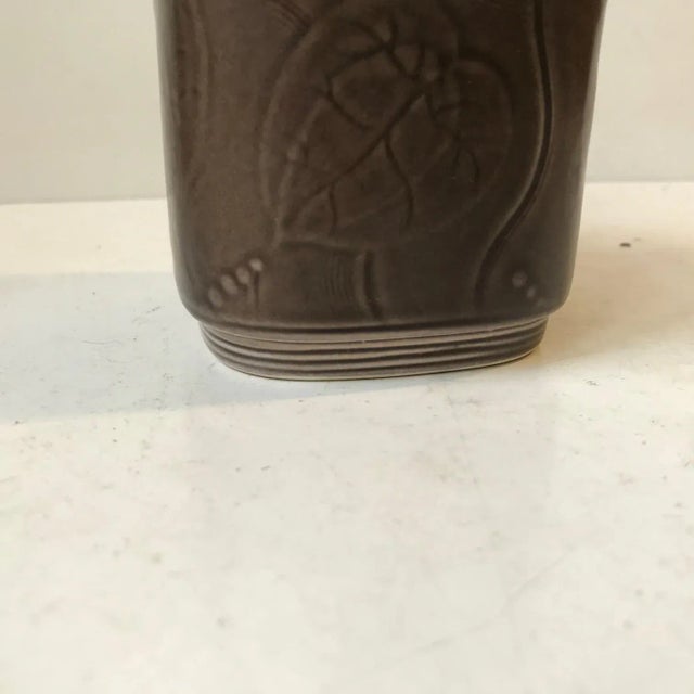 Ceramic Ceramic Vase by Nils Thorsson for Aluminia, 1950s For Sale - Image 7 of 10