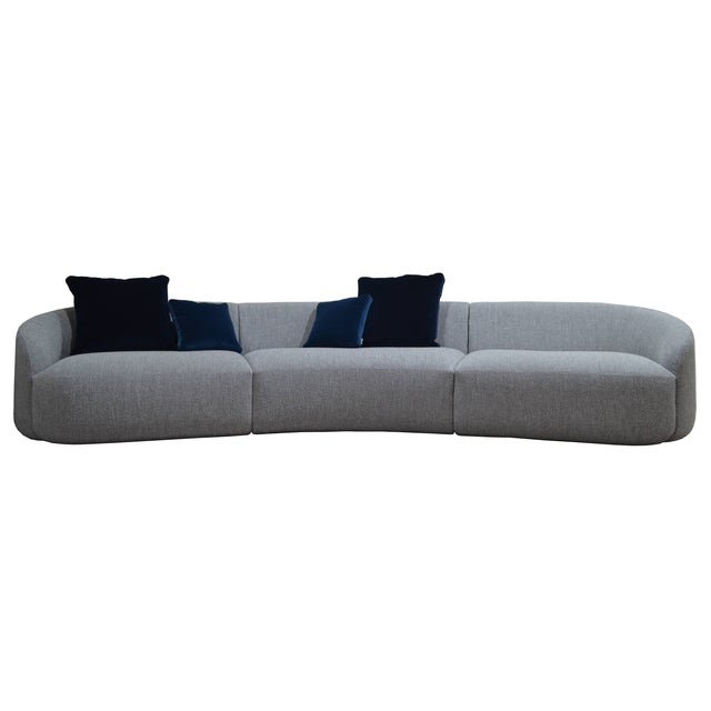 The rounded, curved shape, is crafted into the unique and original design of this well-proportioned and visually...