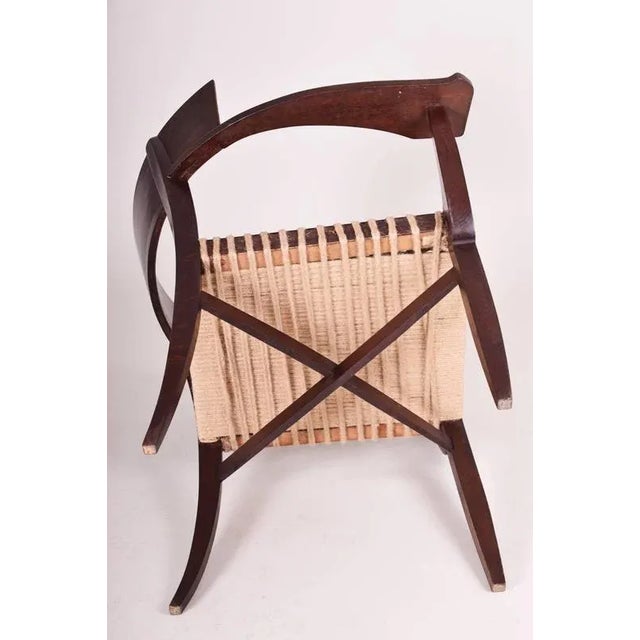 Vintage Lounge Chair by Oskar Poříska, 1930s For Sale - Image 6 of 8