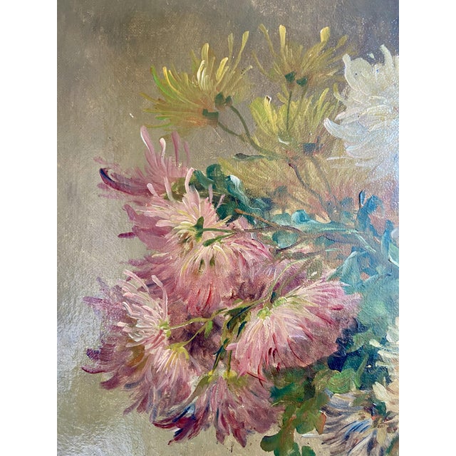 E. Coppenolle, Floral Still Life, 1800s, Oil on Canvas, Framed For Sale - Image 11 of 13