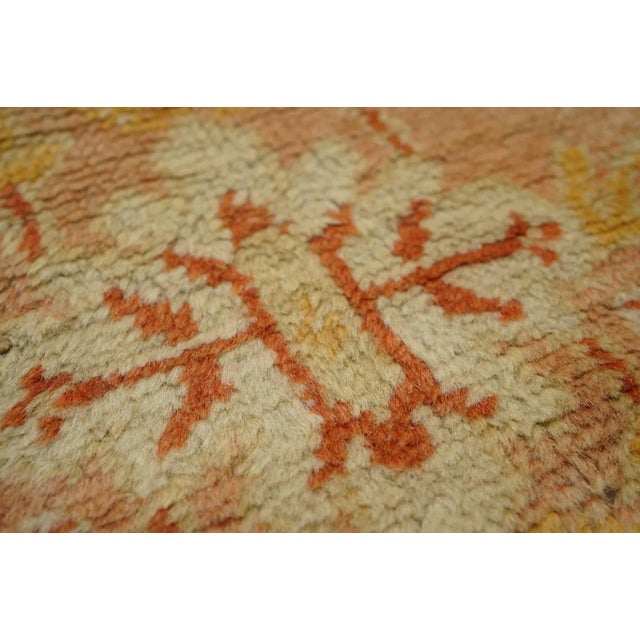 Textile Antique Oushak Rug 2'5'' x 4'2'' For Sale - Image 7 of 10