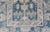 Cream Blue and Cream Turkish Oushak Rug Vintage With All-Over Motif Design 3'11"x6'3" For Sale - Image 8 of 10