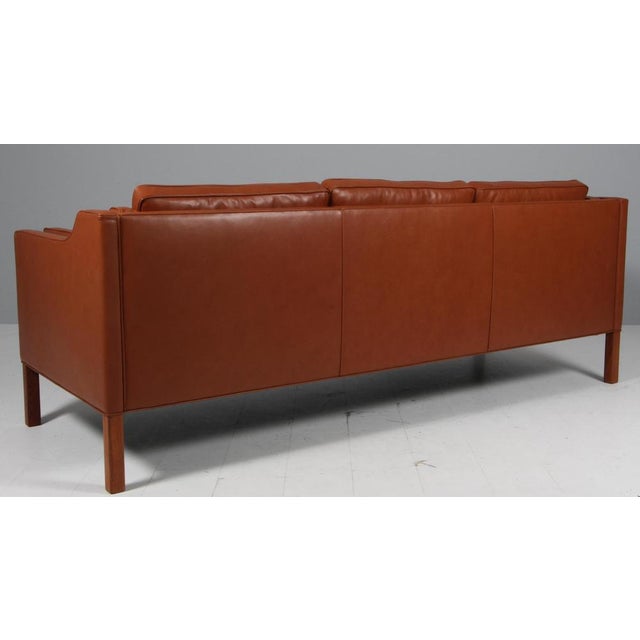 Animal Skin Model 2213 3-Seater Sofa attributed to Børge Mogensen for Fredericia For Sale - Image 7 of 8