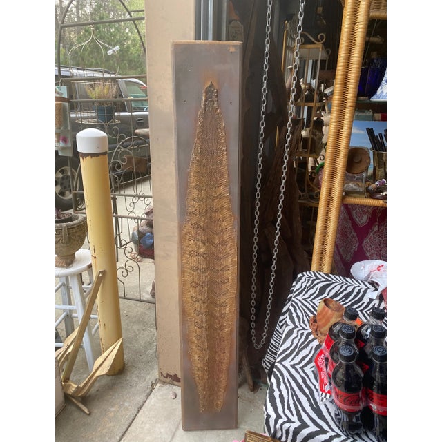 1970s Snake Skin on Wooden Frame For Sale In Atlanta - Image 6 of 6