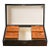 Antique Burlwood Poker Set With Bone Chips in Fitted Gaming Box, 1920s For Sale