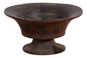 Antique Tibetan Wooden Bowl