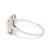 1960s Opal and Diamond Cocktail Ring, 14k White Gold, Ring Size 5.5 For Sale - Image 4 of 5