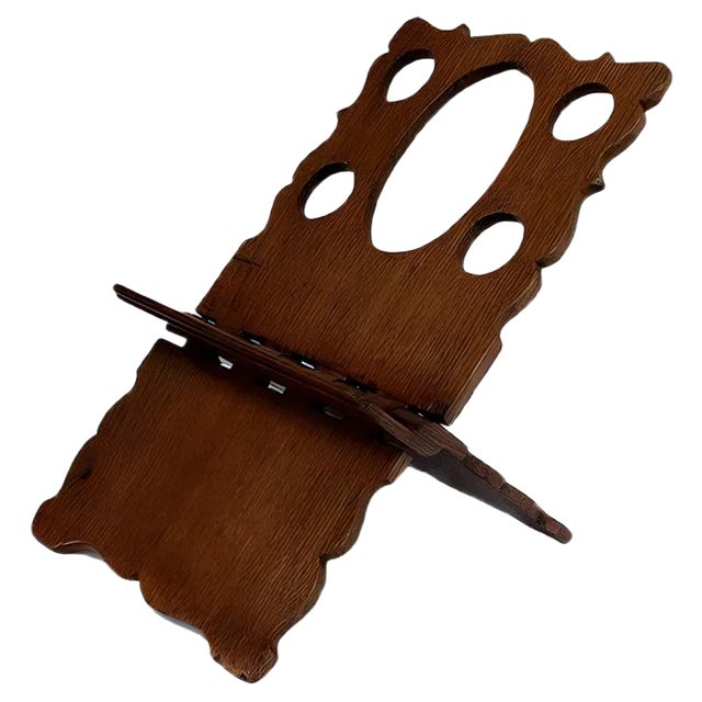 Solid Oak Lectern, 19th Century For Sale