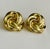 Large 1980s Runway Love Knot Earrings Pierced Sculptural Gold Tone Statement, A Pair For Sale - Image 9 of 10