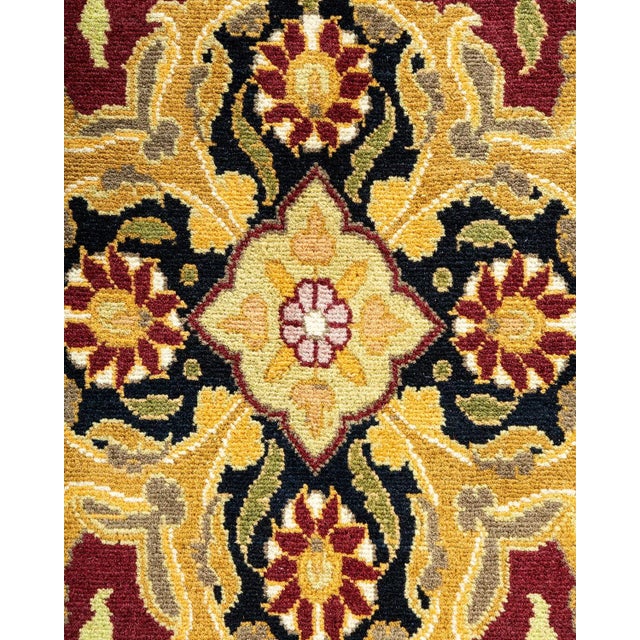 Traditional Mogul, One-of-a-Kind Hand-Knotted Area Rug in Red, 10' 1" x 13' 9" For Sale - Image 3 of 8