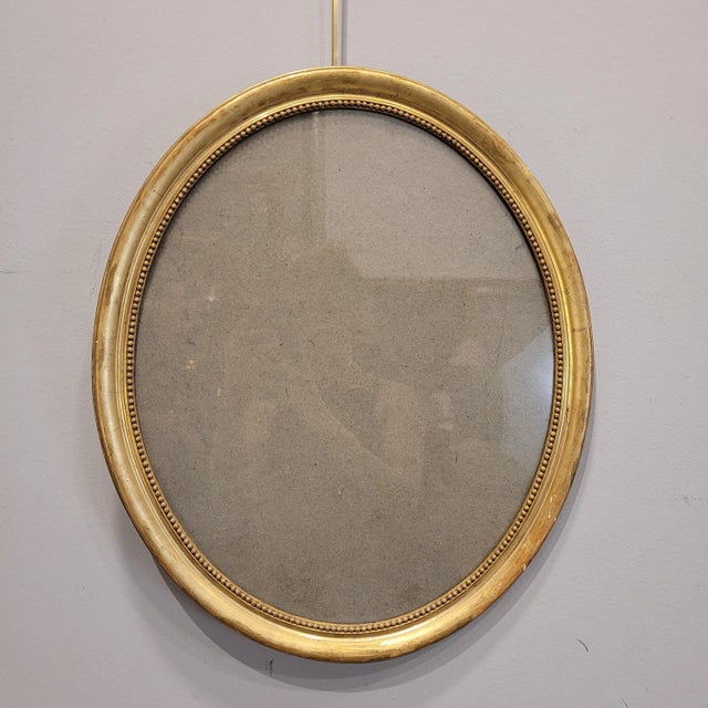 Napoleon III Oval Gilded Frames, Set of 2 For Sale - Image 13 of 18