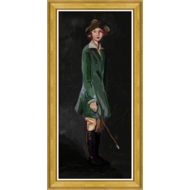 Parthenia Canvas - Hand Embellished Framed Art by Dana Gibson For Sale