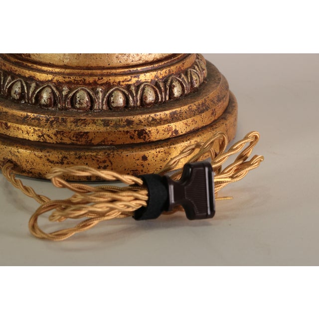 Nardini Studios Gilded Acanthus Leaf Table Lamp For Sale In Madison - Image 6 of 10