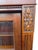 1990s Ethan Allen Townhouse Sliding Door China Cabinet Display Curio Bookcase Hutch For Sale - Image 13 of 18