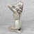 1980s Vintage 12" Art Deco Nude Women Iridescent Ceramic Sculpture For Sale - Image 5 of 9
