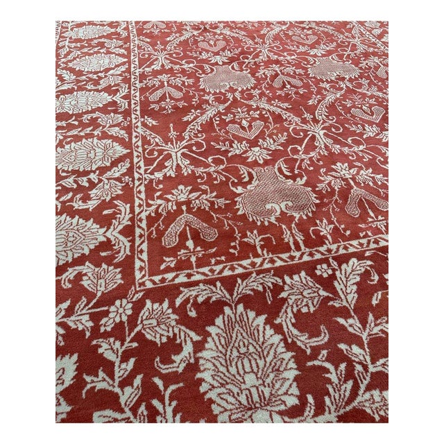 Handwoven Transitional Area Rug 8x9 For Sale - Image 9 of 12