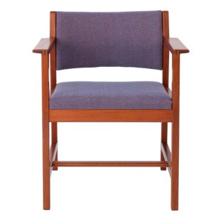 Vintage Armchair by Børge Mogensen for Fredericia Stolefabrik, 1960s For Sale