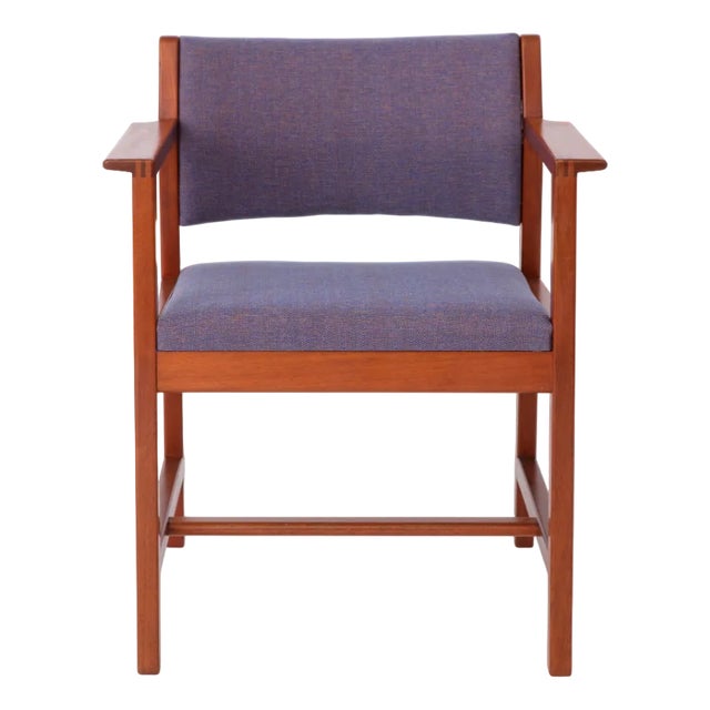 Vintage Armchair by Børge Mogensen for Fredericia Stolefabrik, 1960s For Sale