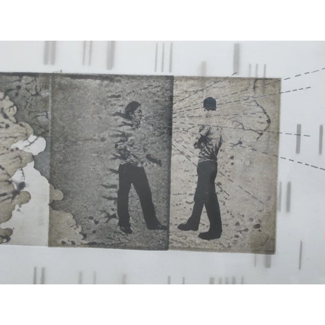 Contemporary Daniel Jasa Pacific Nw Framed Signed Multi-Media Polyptych Print Communication For Sale - Image 3 of 9