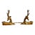 1980s Brass Reindeer Pair For Sale