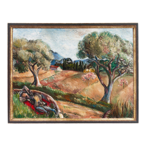 'Spring in Provence' by Chérie-Anne-Charles Fargue, 1927, Paris, Salon D'Automne, Post-Impressionist Woman Artist