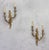 An elegant pair of French Louis XV style gilt bronze wall sconces dating from the 1920s. Beautifully cast and finished,...
