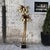 Palm Trees Floor Lamp in Gilt Brass by Christian Techoueyres for Maison Jansen, France, 1970s For Sale - Image 3 of 18