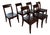 Set of 6 Crate & Barrel Cabria Dining Chairs For Sale