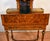 1900s Antique French Louis XVI Burl Walnut Satinwood Inlay Writing Desk For Sale - Image 14 of 18