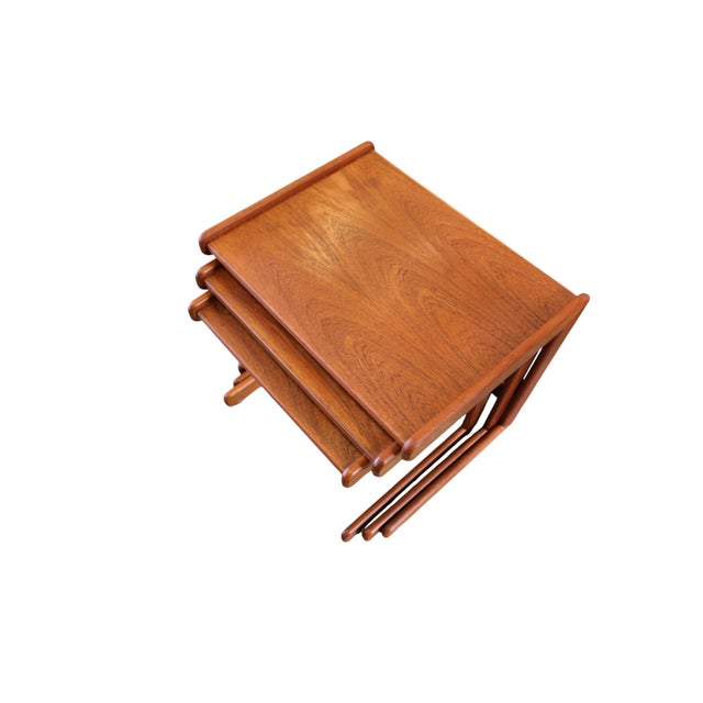 Nesting Tables from Salin Nyborg, Danemark, 1960s, Set of 3 For Sale - Image 4 of 13