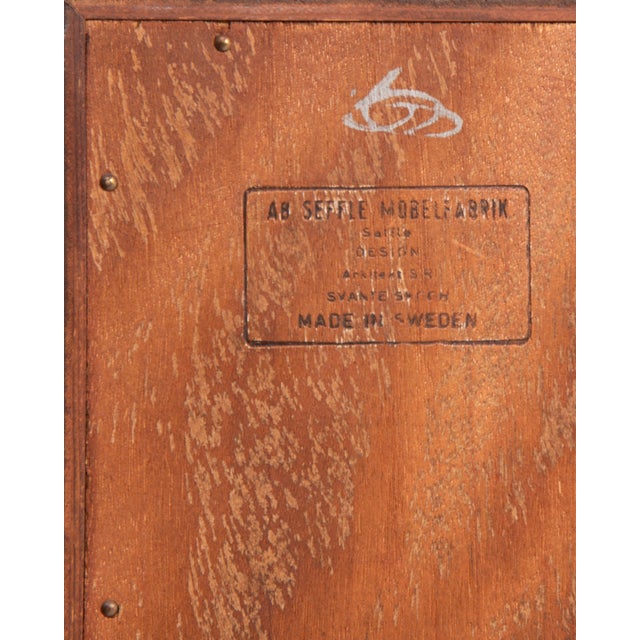 Rosewood Vitrine Svante Skoch Seffle Möbelfabrik Sweden 1960s For Sale - Image 16 of 17
