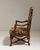 19th Century French Chestnut Brown Louis XV Upholstered Throne Armchair For Sale - Image 12 of 15