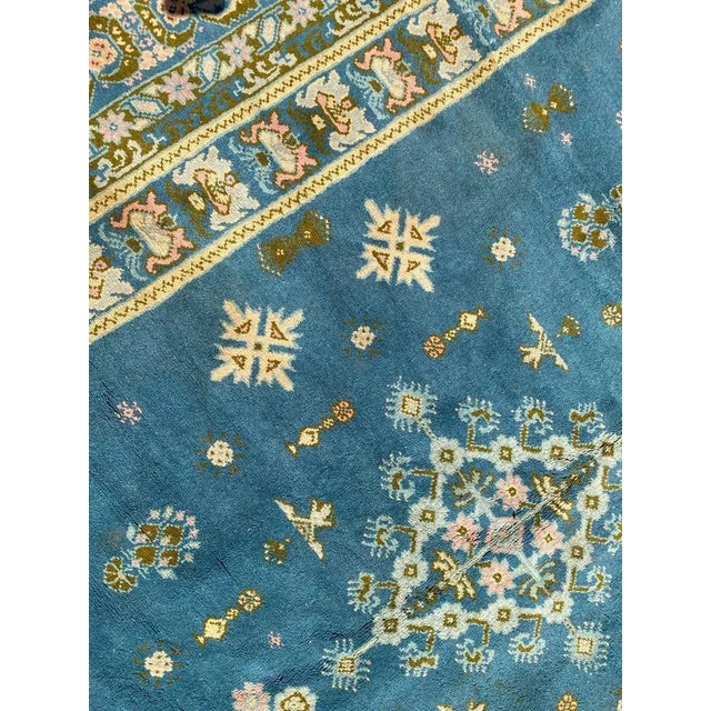Blue Vintage Tunisian Rug For Sale - Image 3 of 17