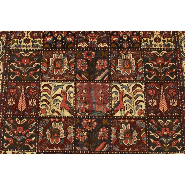 1970s Vintage Oriental Rug 5'2'' X 7'11'' Multicolor Wool Hand-Knotted Carpet For Sale - Image 5 of 12