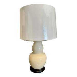 Double Gourd Cracked China Table Lamp