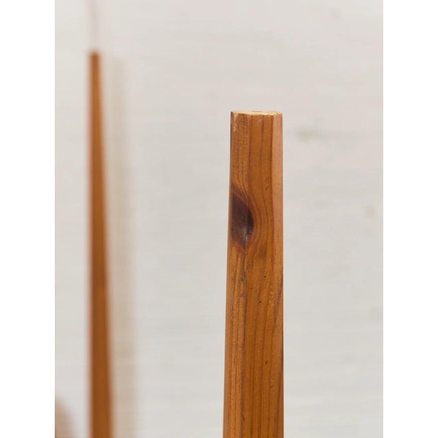 Almond Pine Rustic Vintage Bed and Post For Sale - Image 8 of 8