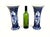 Delft Blue Pottery Trumpet Vases from Boch Royal Sphinx Maastricht, Holland, 1960s, Set of 2 For Sale - Image 13 of 18