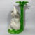 1990s Vintage Majolica Monkey Pair With Palm Tree, Italy, 16” Tall For Sale - Image 5 of 12