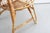 Brown Mid-Century Modern Bamboo Highback Chairs with Side Table, 1960s, Set of 3 For Sale - Image 8 of 11