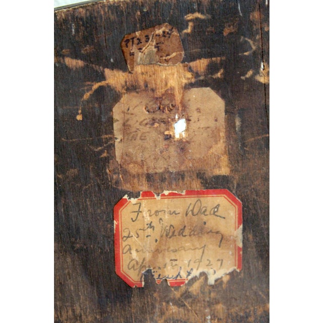 1920s Antique Religious Portrait Diptych – Christ Child & Christ in Gethsemane For Sale - Image 10 of 14