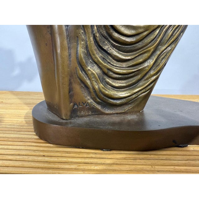 Bronze Duet Sculpture from Alvar Sunol Munoz-Ramos, 1988 For Sale - Image 9 of 15