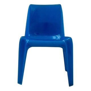 Space Age Blue BA1171 Chairs by Helmut Bätzner for Bofinger, Germany, 1970s For Sale