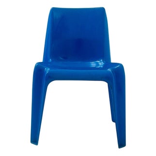 Space Age Blue BA1171 Chairs by Helmut Bätzner for Bofinger, Germany, 1970s For Sale