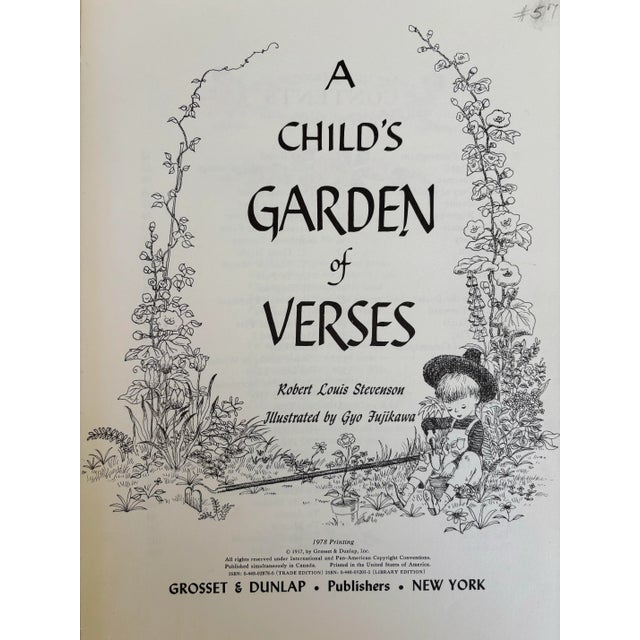 A Child's Garden of Verses Robert L. Stevenson Art by Gyo Fujikawa 1978 For Sale In Charleston - Image 6 of 12