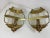 1960s Vintage Wall Lights in Glass and Brass, 1960s, Set of 2 For Sale - Image 5 of 10