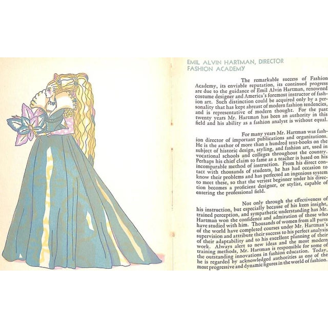 White "Fashion Academy" Book 1938 Hartman, Emil For Sale - Image 8 of 12